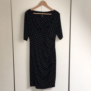 Ralph Lauren black dress with stars - size 10